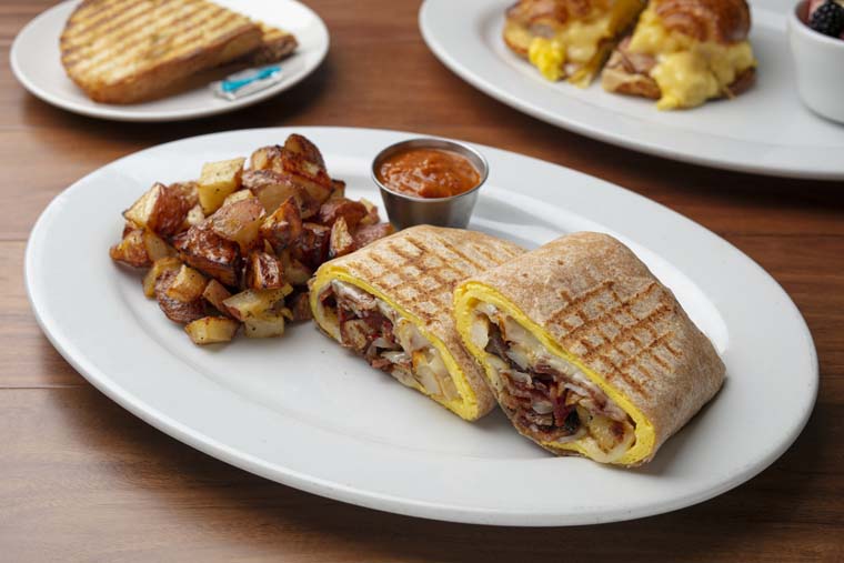 Bacon and Organic Egg Wrap