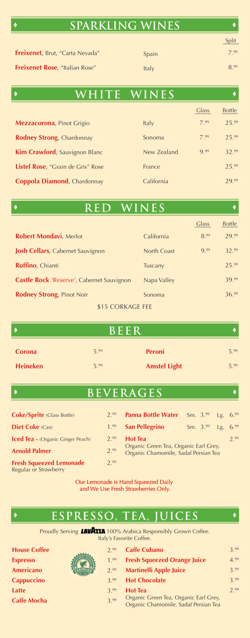 Panini Kabob Grill's InHouse Menu (with Breakfast) Panini Kabob Grill