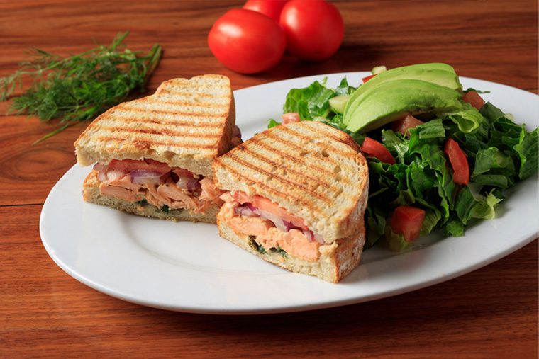 Salmon Brie Panini